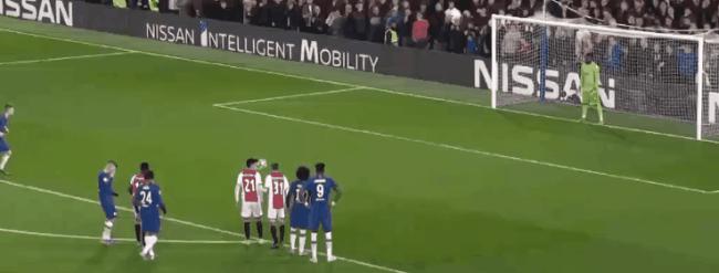 若日尼奥点球命中率是多少,点球100%命中率