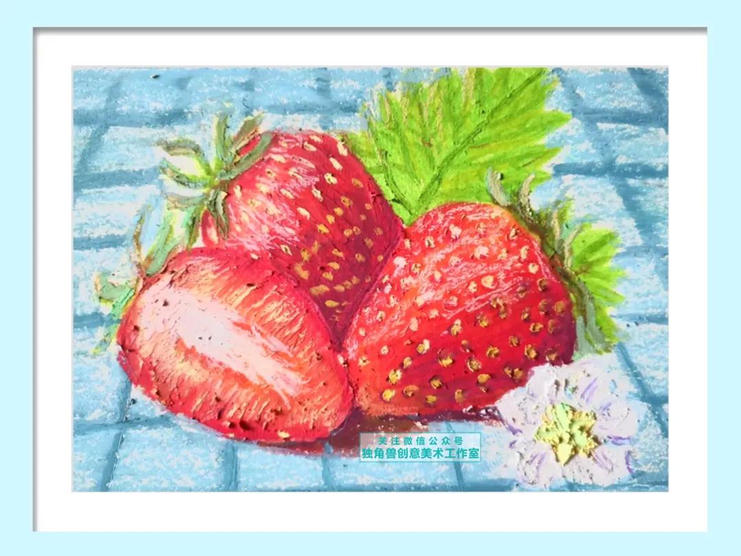 画画草莓教程可爱简单,绘画教程简单可爱草莓熊