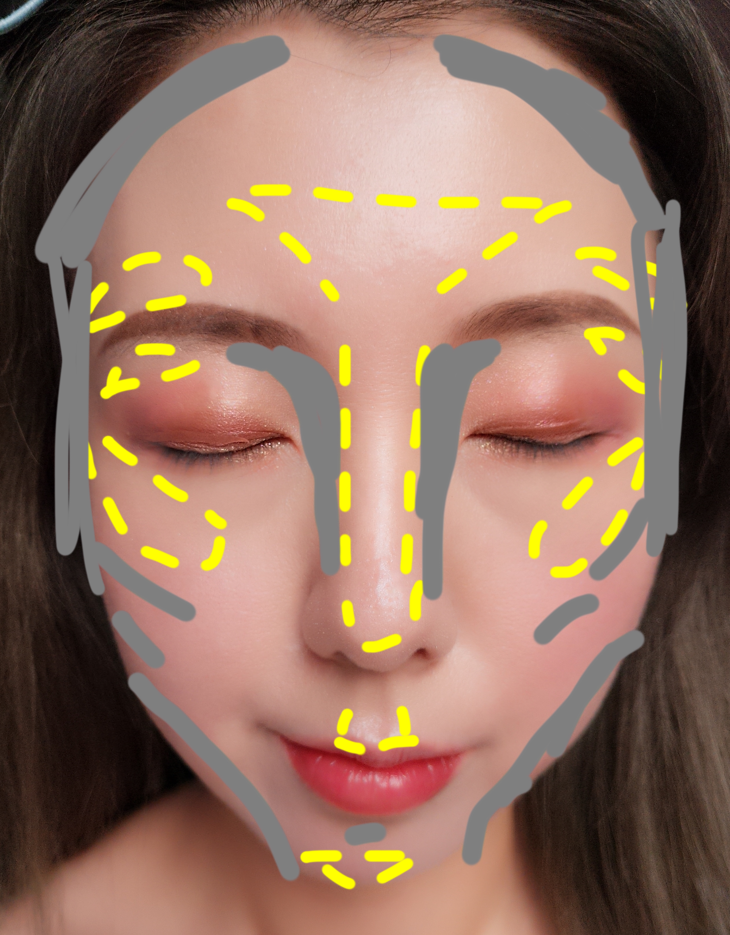 通透精致的约会妆教程,高甜约会妆