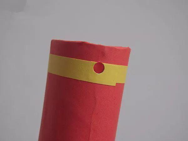 元旦节手工纸灯笼鞭炮,元旦手工立体鞭炮