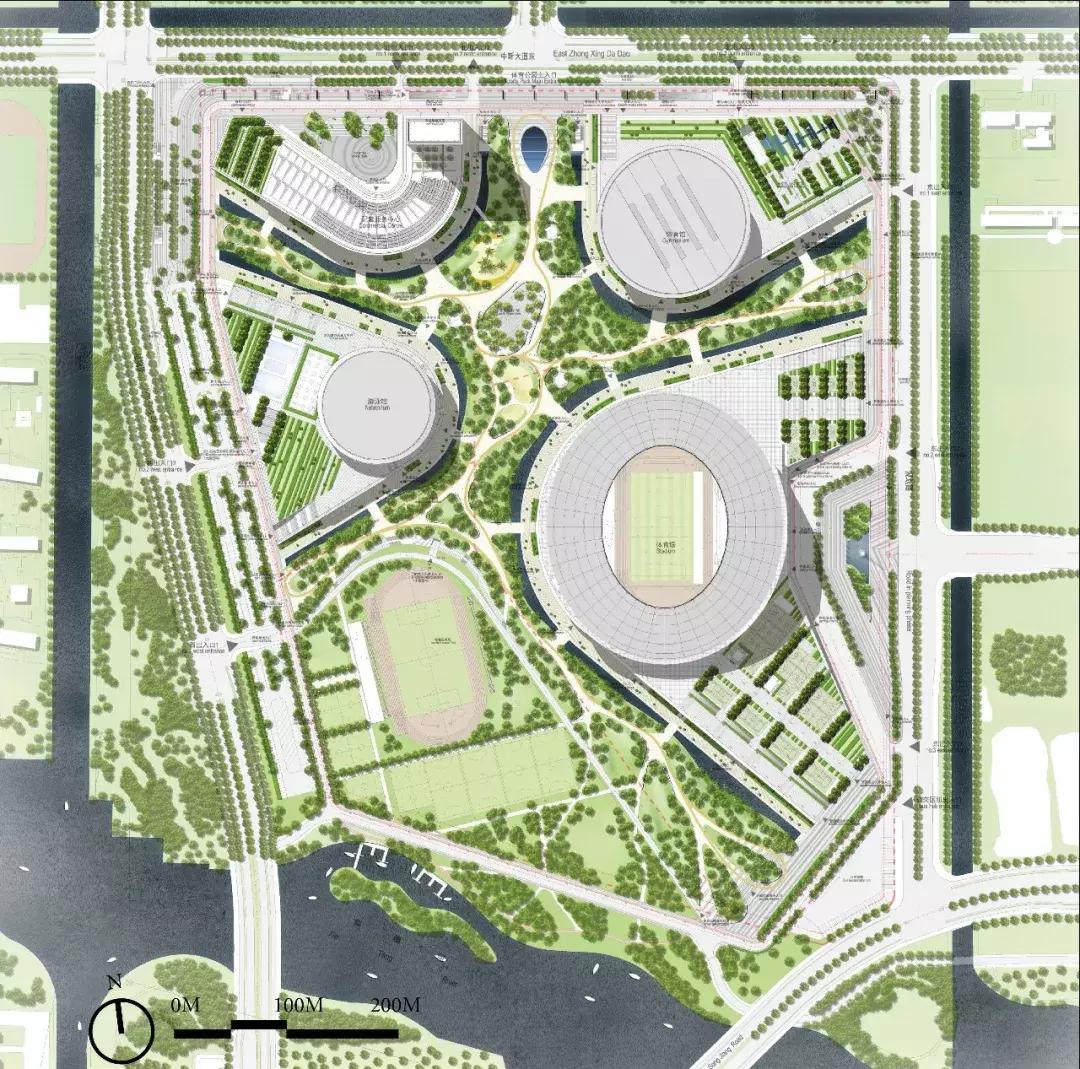 gmp建筑设计作品杭州,gmp建筑体育场