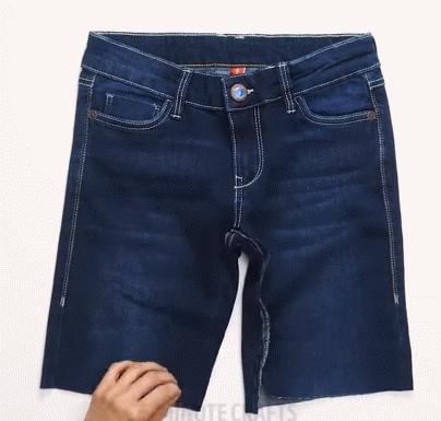 裤子大小改造教程,懒人裤子变窄方法