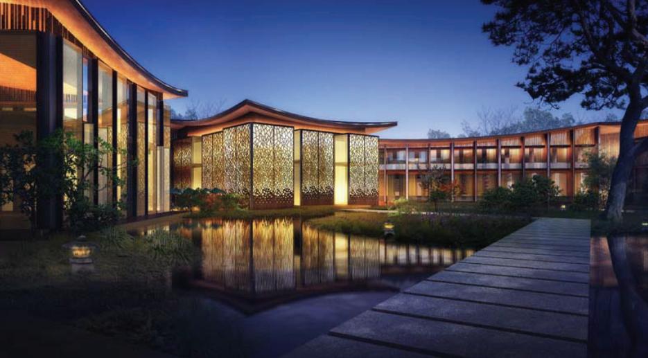 重庆温泉度假村规划效果图,重庆长寿万顺镇温泉小镇规划