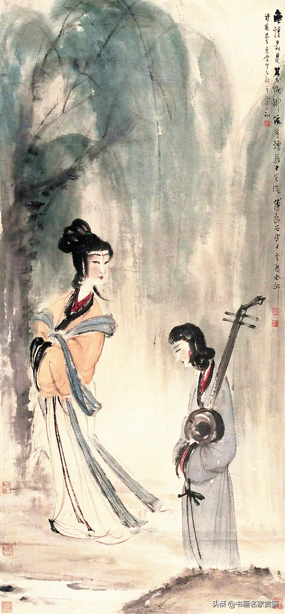 傅抱石大师作品图片,中国画坛巨擘
