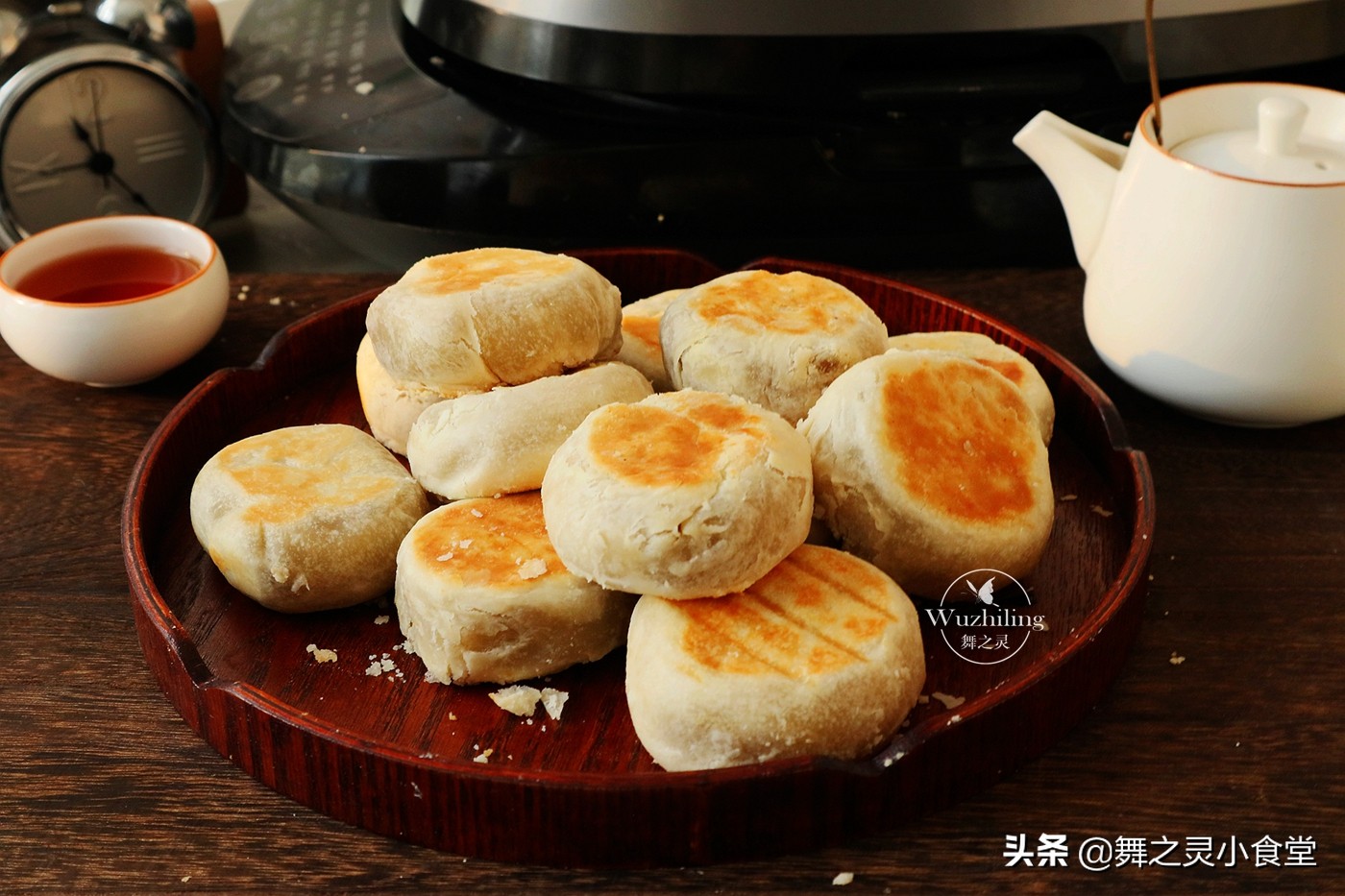 不用面粉板栗酥饼做法,不用烤箱做酥饼做法