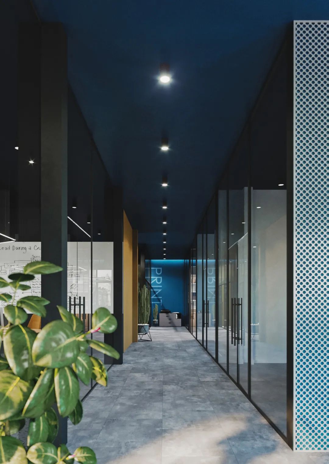 个性化高端办公空间设计200平方米,新型商业办公空间设计表现方法