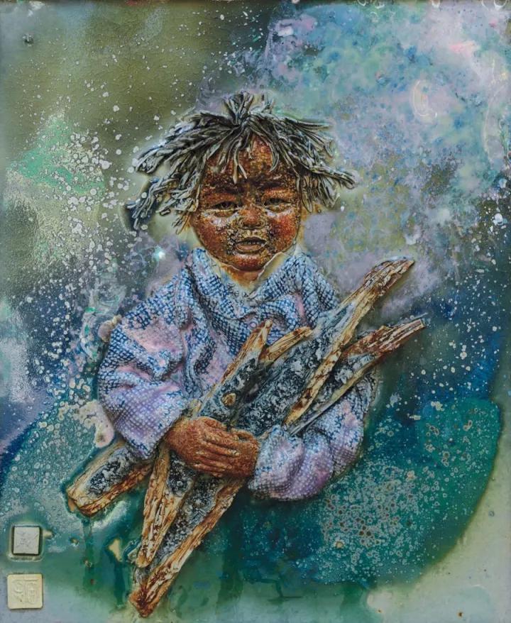 他的悬雕是站立的神奇「悬之又玄——徐初泽的悬雕瓷画」