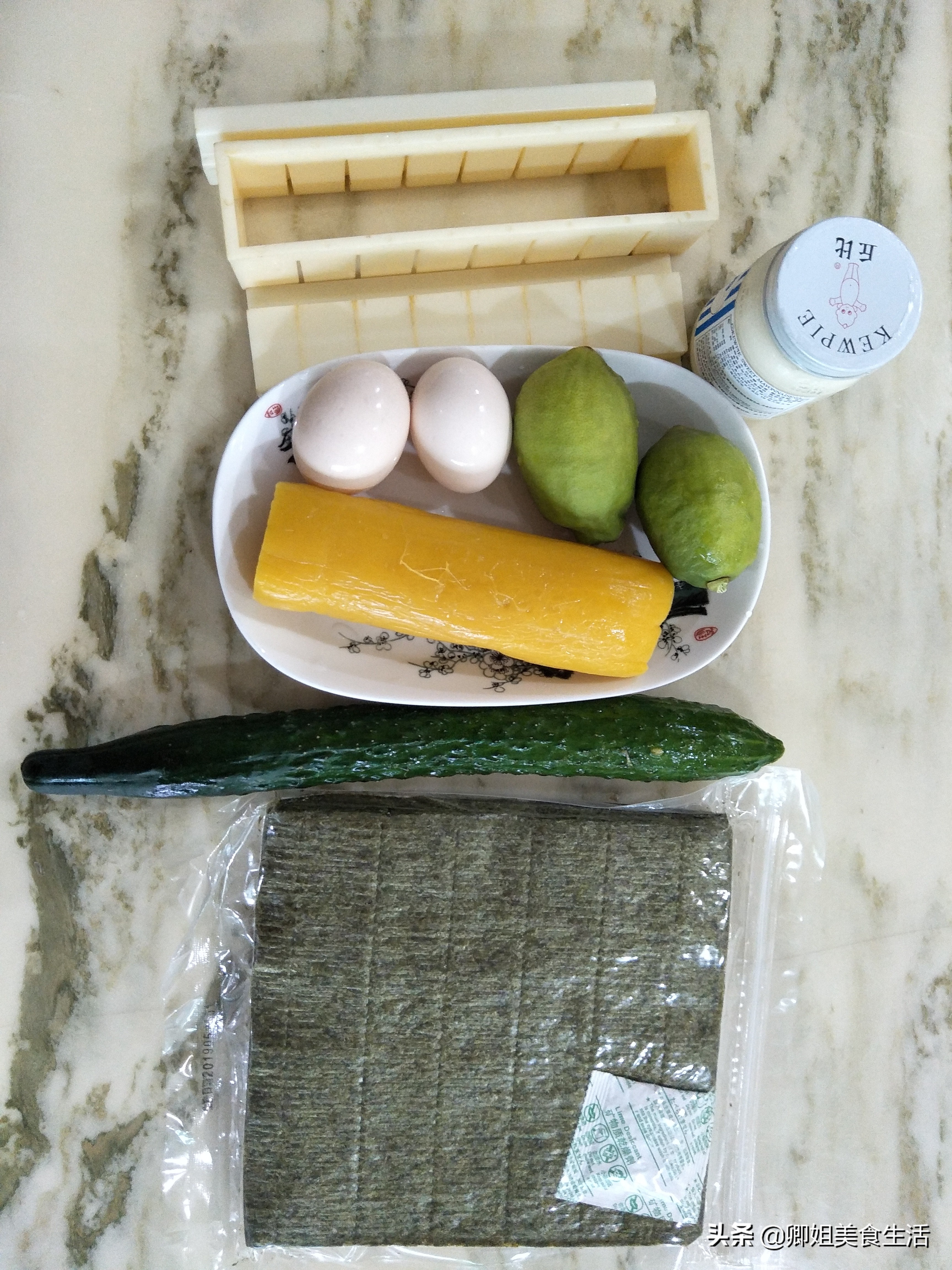 不用海苔就能做的寿司,寿司没有寿司醋白醋拿什么代替