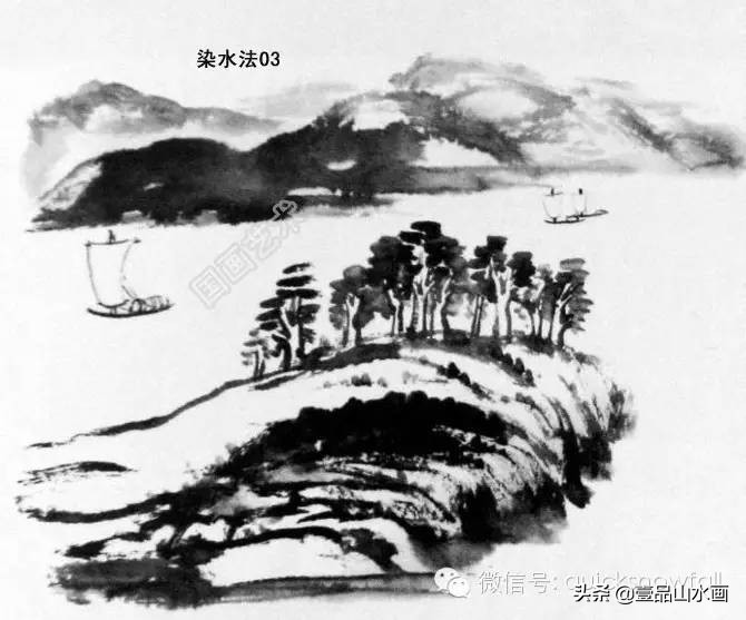 山水画教程水粉画,山水画教程水墨山水画