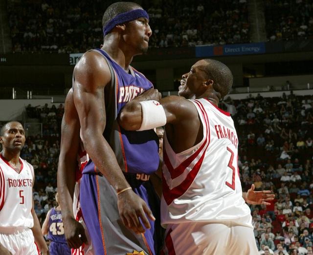 姚明现身球场,弗朗西斯现身姚明