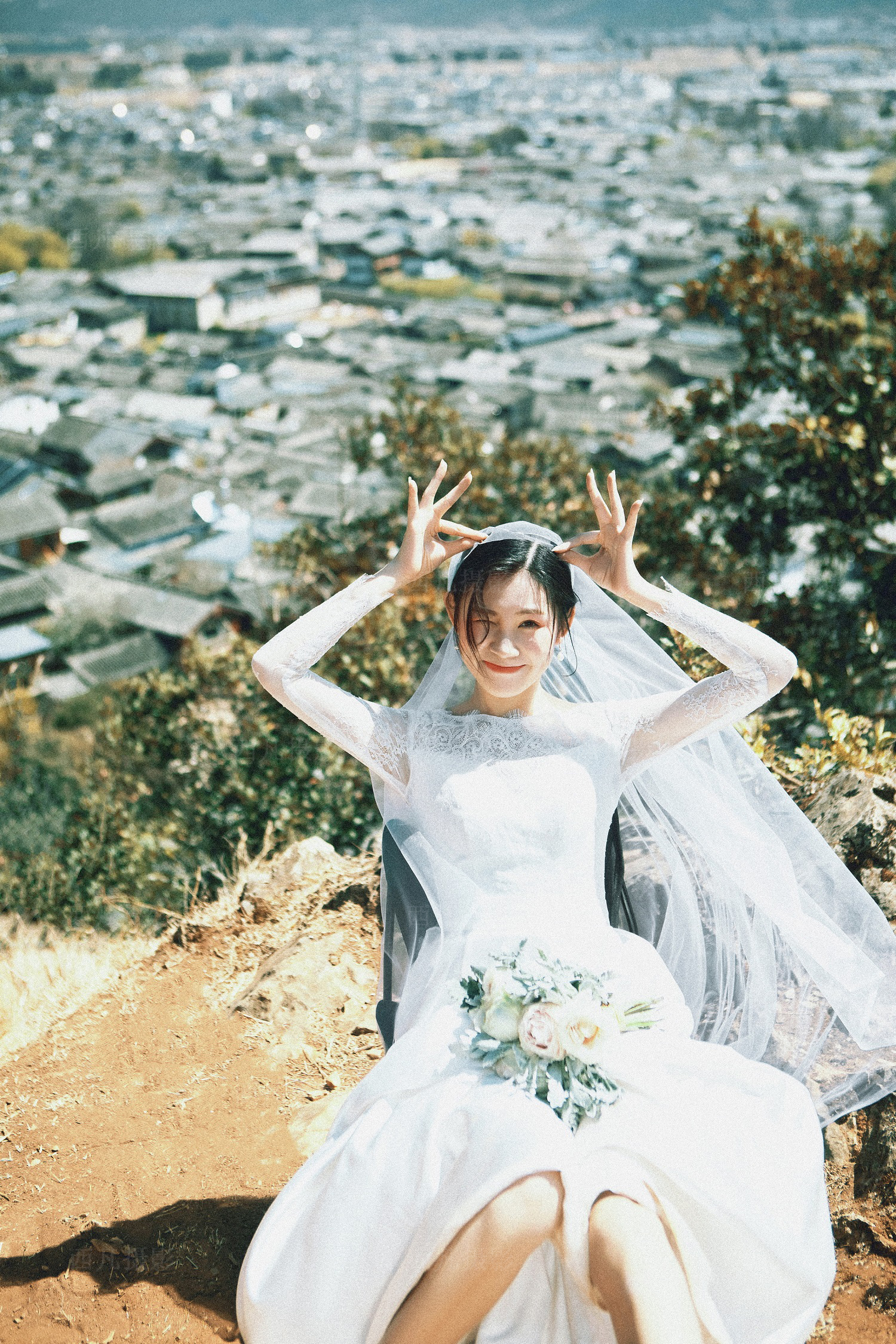 不同体型选婚纱的技巧和方法,肤色婚纱和发黄婚纱