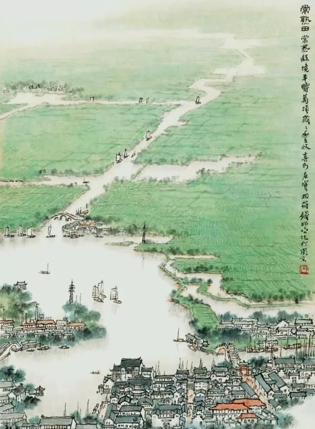 书画家钱松嵒作品价格,钱松喦早期山水画