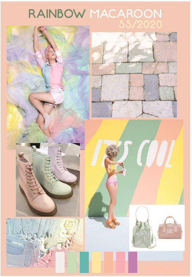 马卡龙色减龄又洋气,时尚温柔马卡龙色