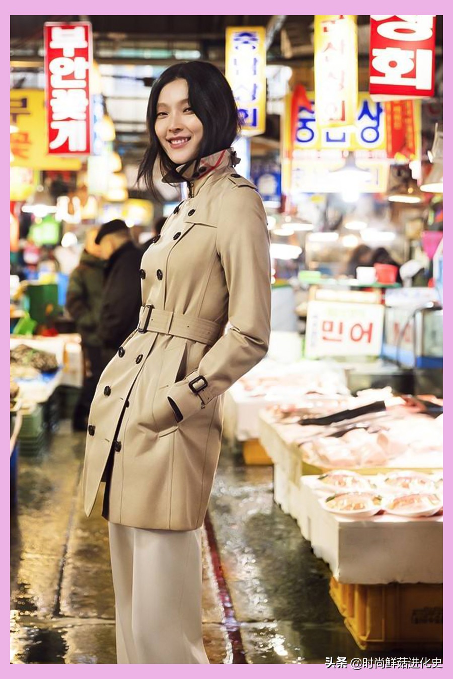 burberry风衣经典老款图片短款,经典不过时的burberry风衣