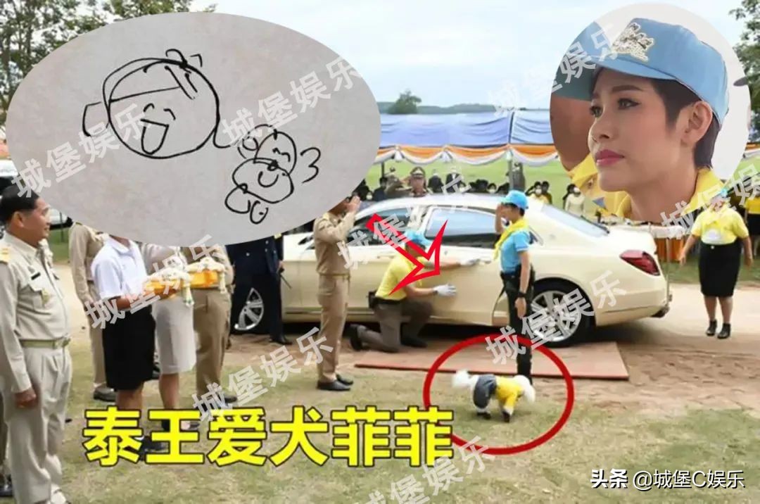 泰国贵妃诗妮娜作画,泰国姑娘卡通画