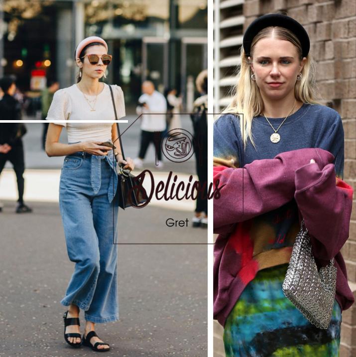 杏色发箍搭配什么衣服好看,糖果色发箍网红简单爆款