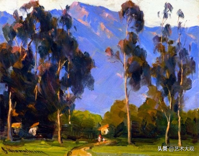 美国画家马克霍沃思风景油画,安德烈杰拉西莫夫油画作品