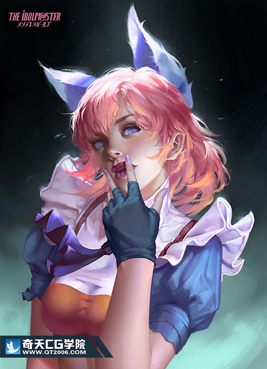 插画和原画哪个更好入行,奇天学员油画作品欣赏