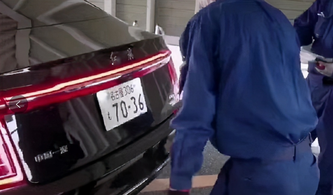 日本第一辆红旗h9上牌,红旗h9参加日本车展