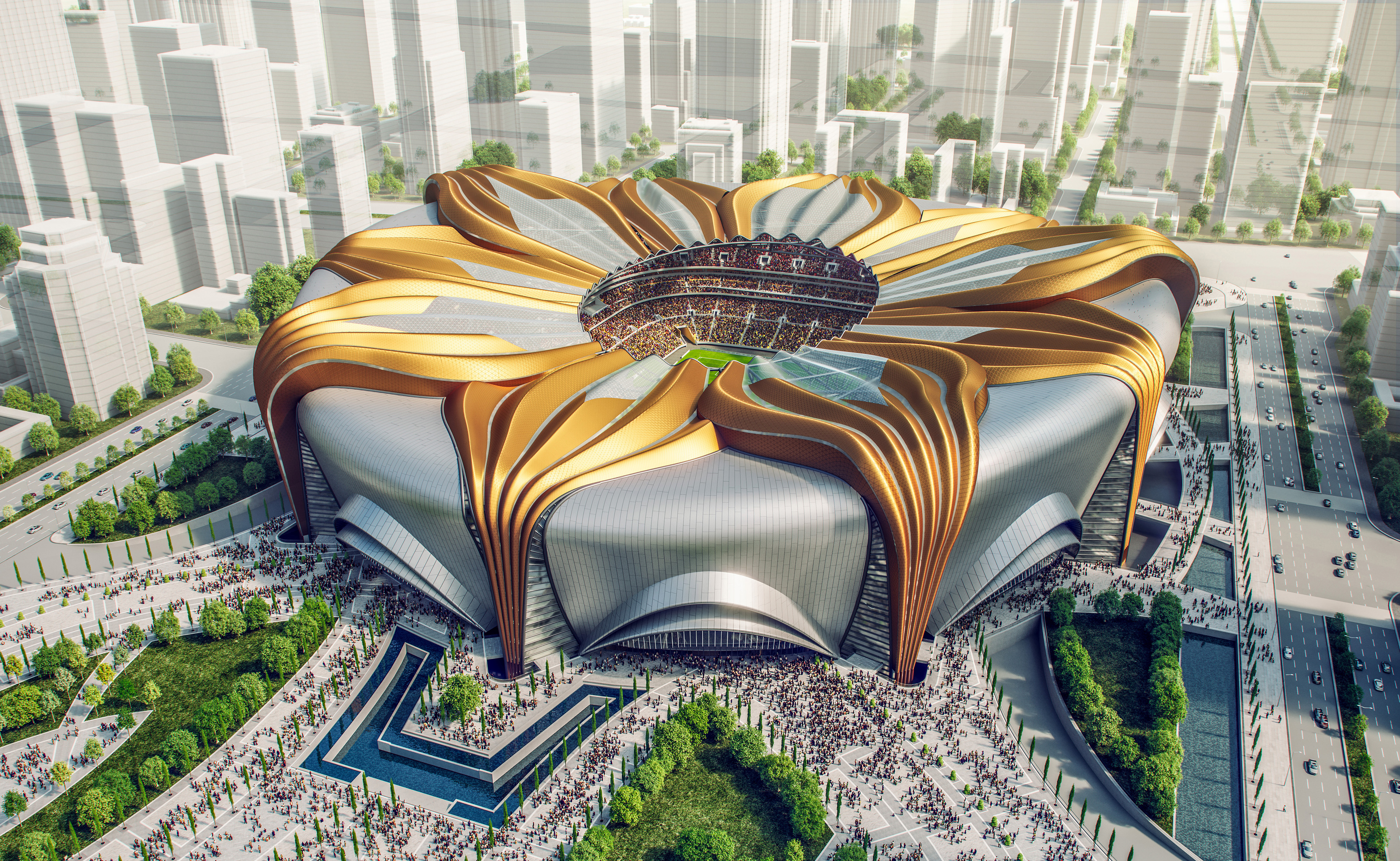 恒大新球场方案出炉,恒大再建两座8万人球场谁用