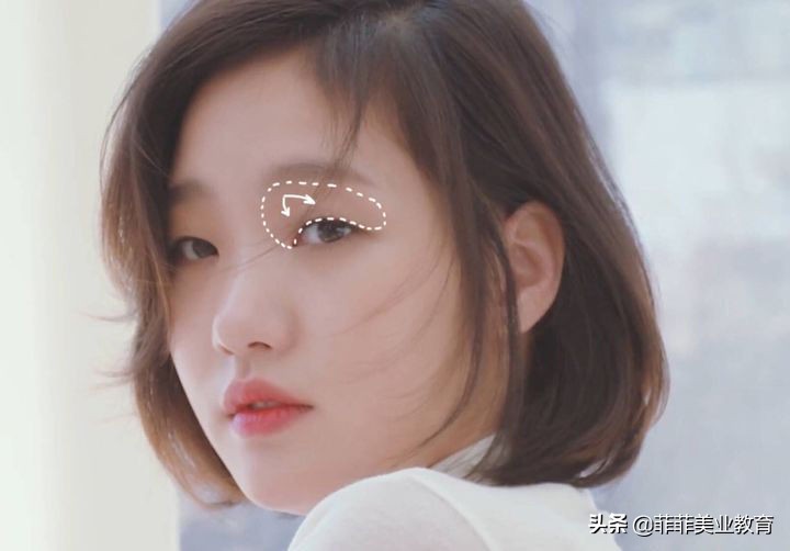 单眼皮眼睛放大的眼妆教程简单,初学者单眼皮眼妆教程肿眼泡