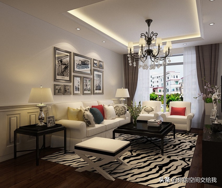 8万装修100平方房子现代简约风格,99平房子简约装修