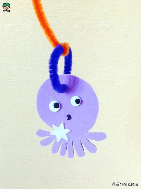 手工做小钓鱼竿玩具,怎么做钓鱼小玩具