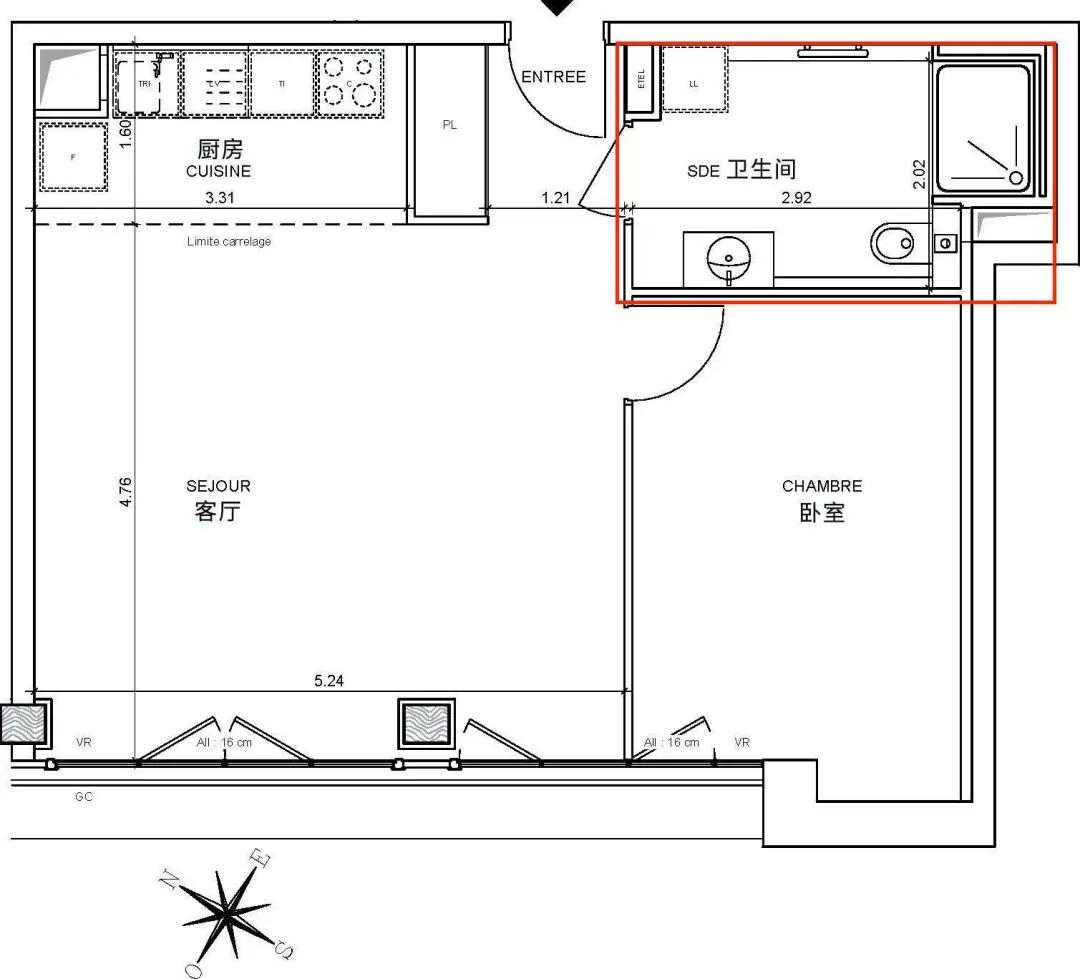 扔掉浴室柜,浴室柜非常难看想扔了