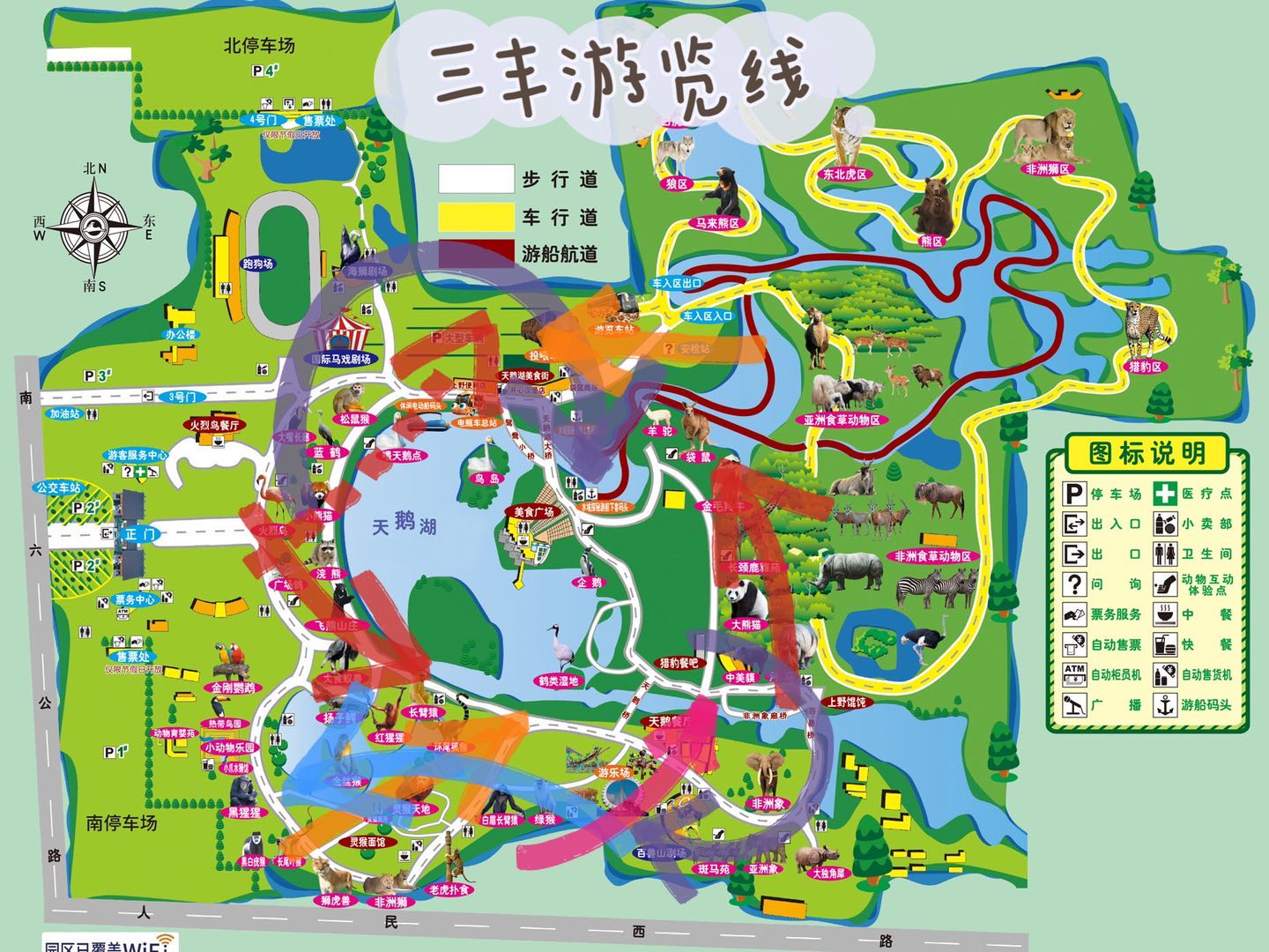 去过了100次上海野生动物园，干货整理游玩路线，建议收藏