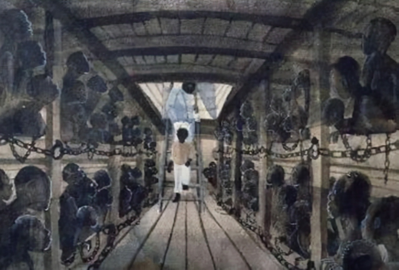 黑奴的海上悲惨生活:食物连猪食都不如,不愿吃就敲开嘴往里灌