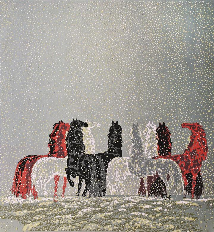 东北大姐剪纸被误认为是油画,东北民间美术剪纸