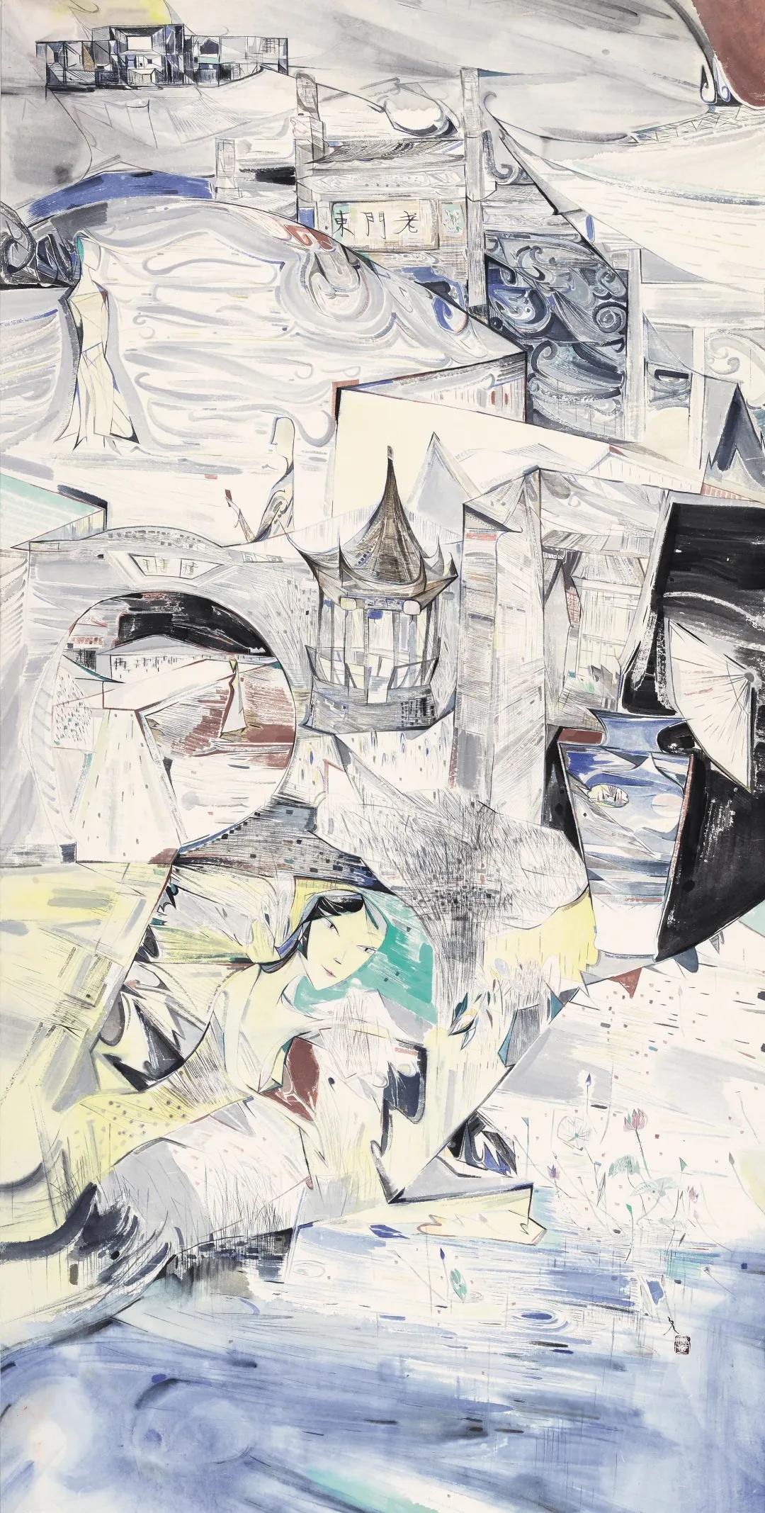 赵怡文中国画作品展,江苏书画院名家