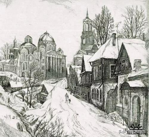 德国风景素描大全,东欧风景素描