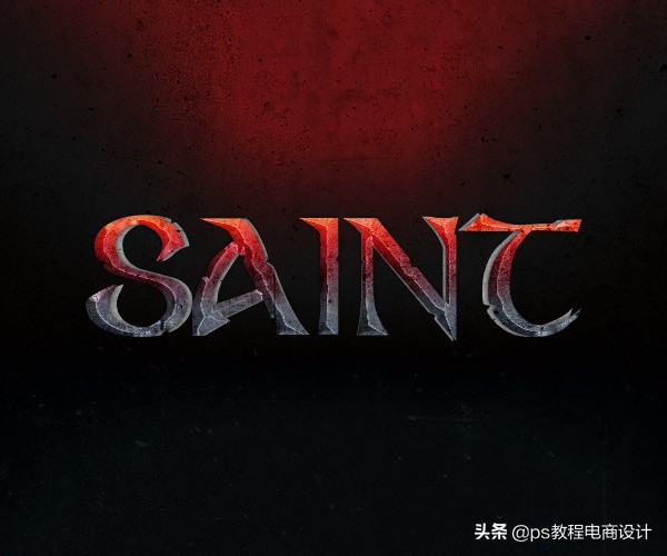 ps气泡光感字体效果教程,ps火焰字效果制作教程