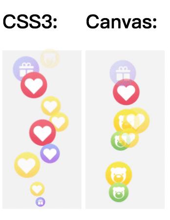 H5直播的疯狂点赞动画是如何实现的?,附完整源码