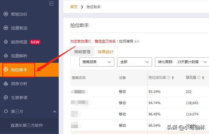 淘宝直通车地域怎么优化,淘宝直通车如何优化