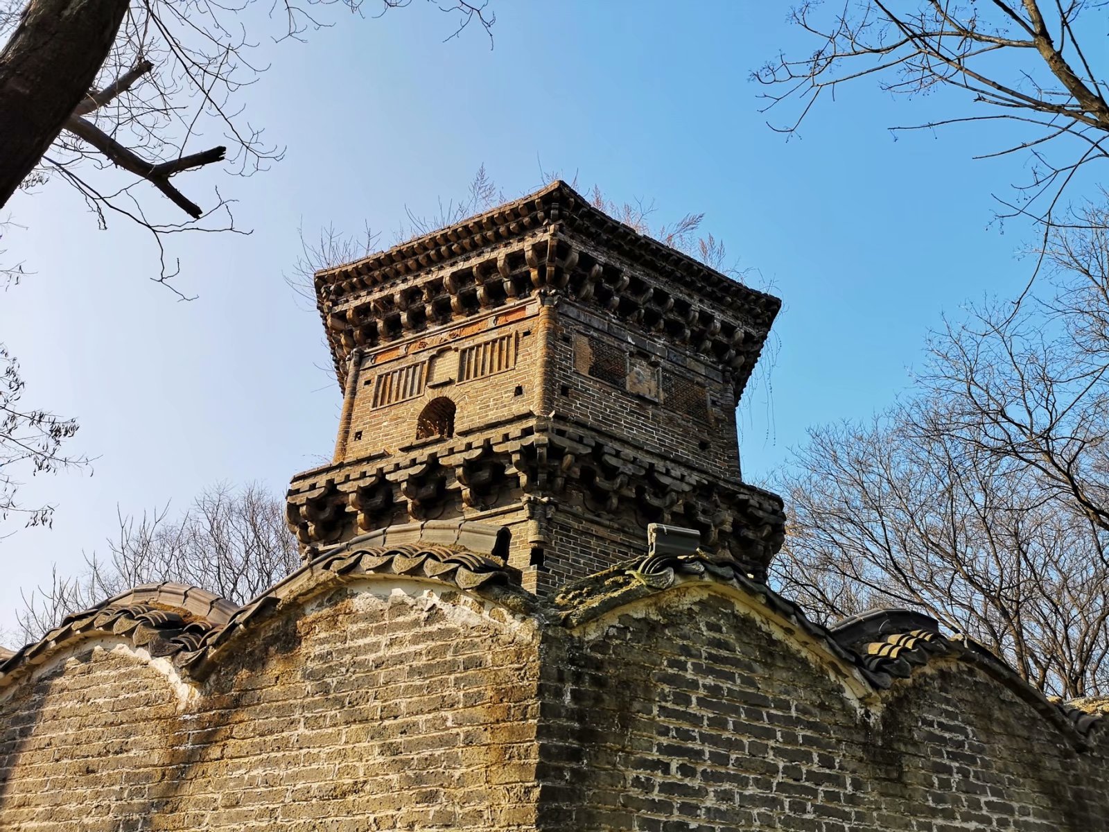 摩托周边旮旯游——探访明光法华禅庵塔