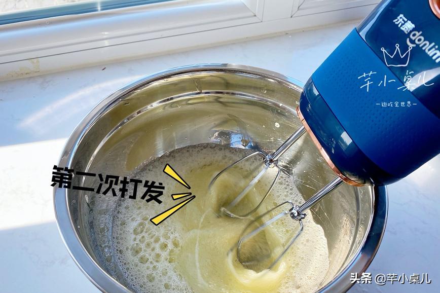 古早蛋糕慢速教程,八寸古早戚风蛋糕翻车