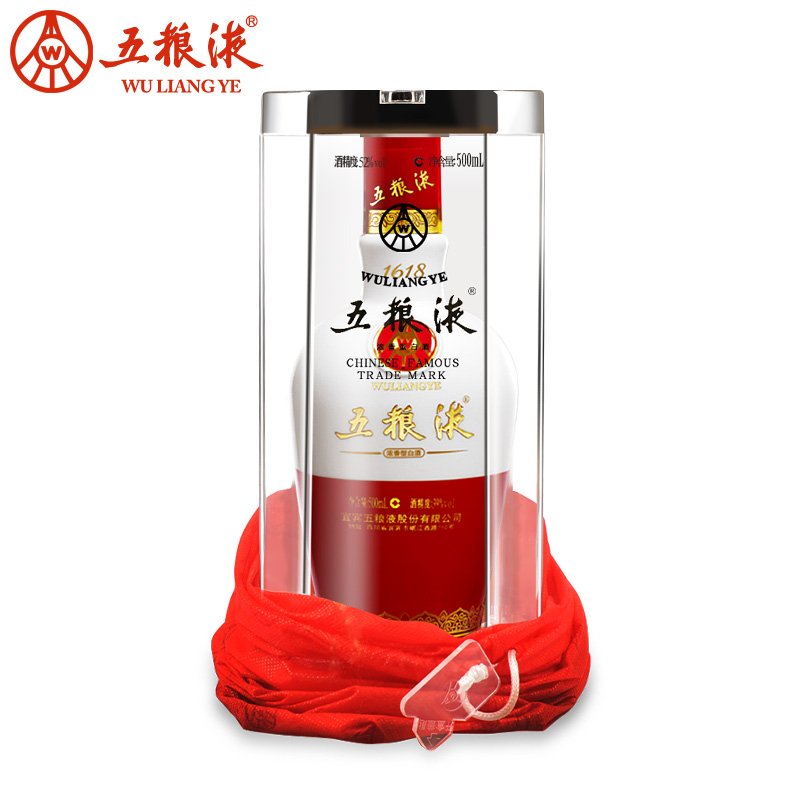 宜宾五粮液1618浓香型52度多少钱,五粮液1618浓香型52度白酒