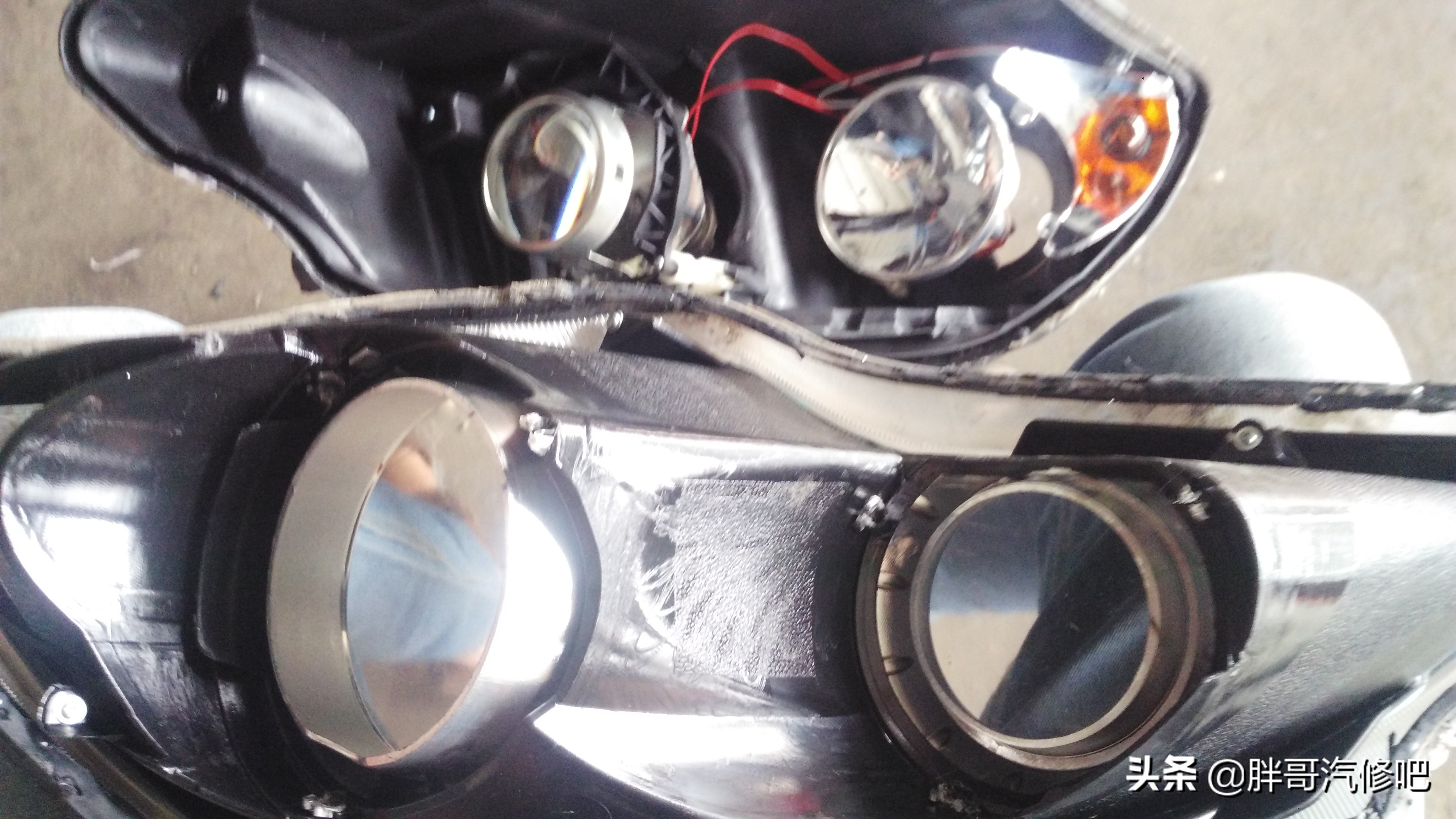 led大灯有透镜解决散光的最佳办法,大灯透镜拆除教程