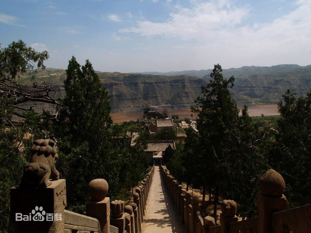 佳县白云山道观,佳县白云山