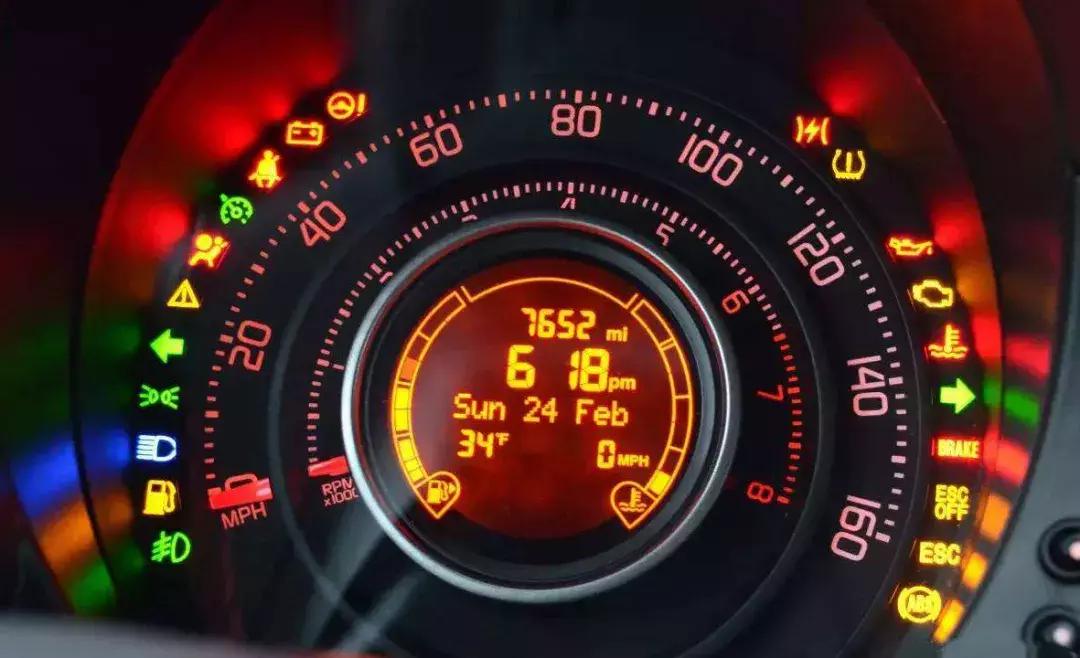 开车时这几个灯亮了马上停车,这八种灯亮了一定要停车