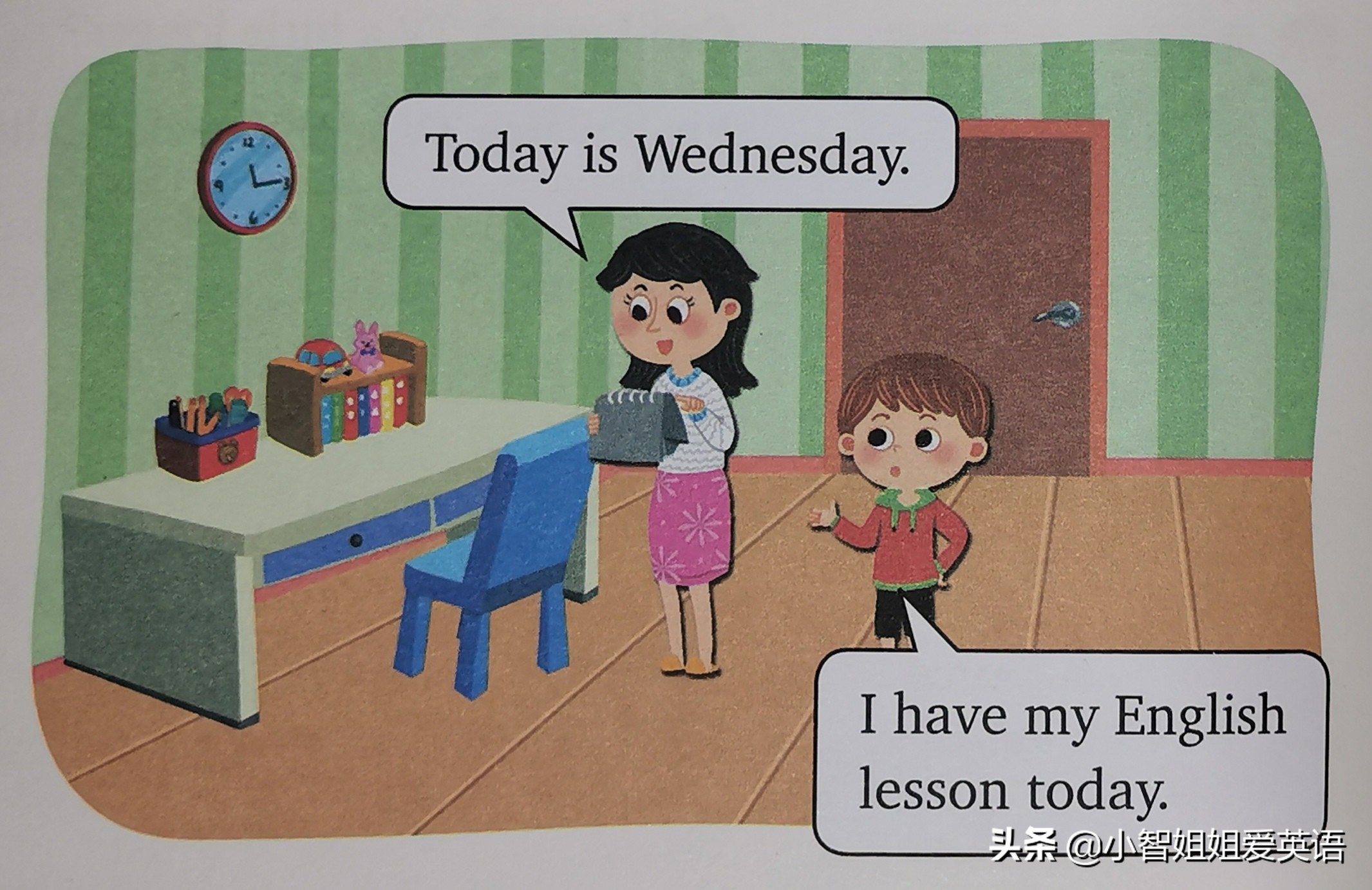 美国家庭万用亲子英文：Part1从起床到睡觉—20上补习班