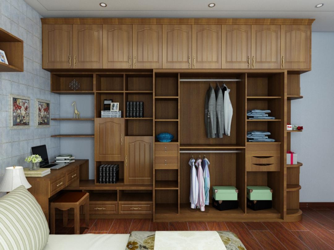 2.4米推拉门衣柜布局设计,两扇门衣柜布局设计