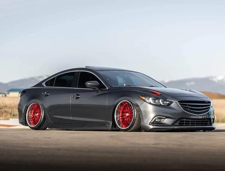 阿特兹轮毂改装案例,马自达阿特兹改装案例