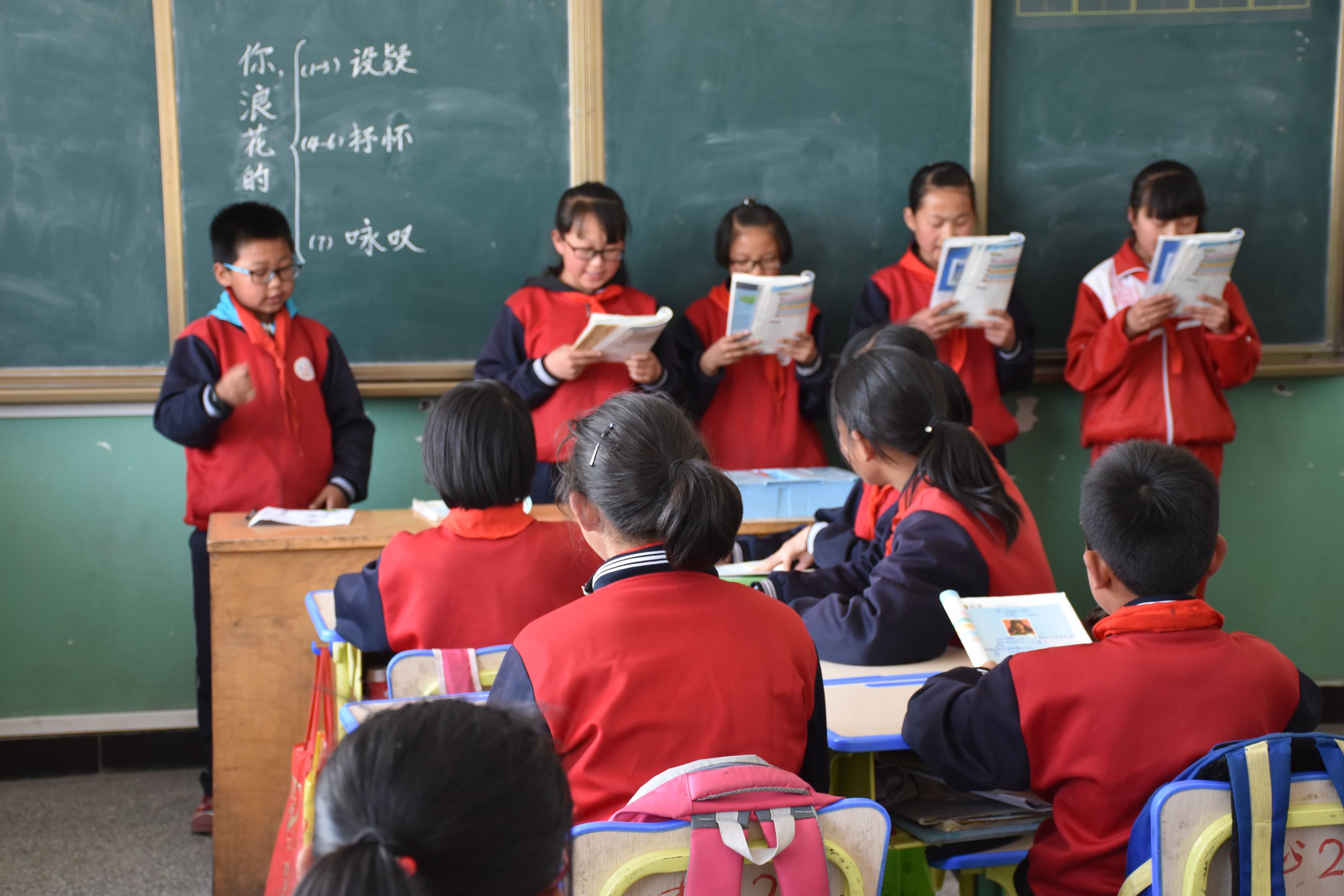 靖远县北滩镇中心小学,体验乡村小学