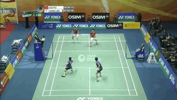 蔡赟的单打水平,蔡赟这才是男双该有的节奏