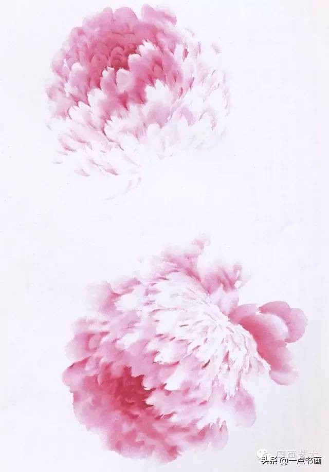 齐白石牡丹国画写意作品,写意国画牡丹的用笔技巧