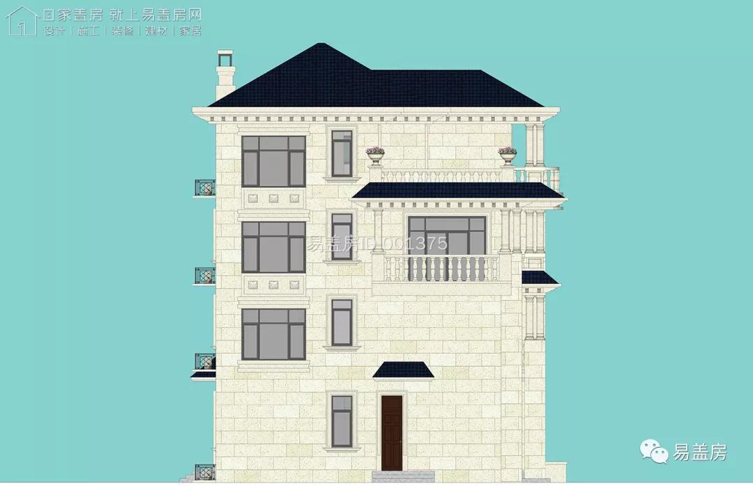 11.9m×12.2m，福建泉州豪华雅致的欧式别墅