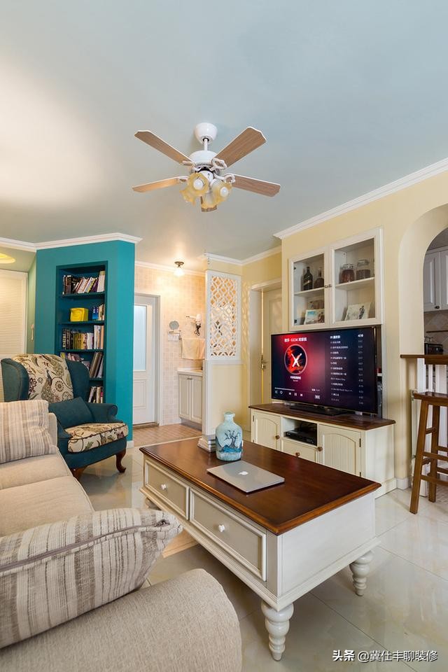 最简单的石膏线美式无吊顶,美式卧室石膏线吊顶